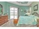 Main bedroom with pool access and a tranquil atmosphere at 3411 Curacao Ct, Punta Gorda, FL 33950