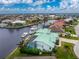 Waterfront property with a private pool and spacious backyard at 3412 Nighthawk Ct, Punta Gorda, FL 33950