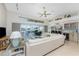 Spacious living room with water views and wet bar at 3412 Nighthawk Ct, Punta Gorda, FL 33950