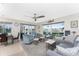Bright living room with water views, comfy seating, and stylish decor at 3412 Nighthawk Ct, Punta Gorda, FL 33950