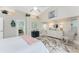 Main bedroom with ensuite bathroom access and a comfortable king bed at 3412 Nighthawk Ct, Punta Gorda, FL 33950
