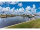 Peaceful waterfront property with canal and neighboring homes at 3412 Nighthawk Ct, Punta Gorda, FL 33950
