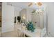 Elegant dining room featuring a chandelier and ample space for gatherings at 4267 Adelaide Ave, North Port, FL 34288