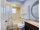 Bathroom with shower/tub and updated vanity at 514 Orlando Blvd, Port Charlotte, FL 33954