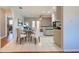 Casual dining area with a view into the kitchen and living room at 514 Orlando Blvd, Port Charlotte, FL 33954