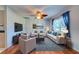 Bright living room featuring comfortable seating and hardwood floors at 514 Orlando Blvd, Port Charlotte, FL 33954