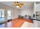 Spacious living room featuring wood flooring and large windows at 514 Orlando Blvd, Port Charlotte, FL 33954