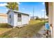 Small storage shed in the backyard at 716 Mirado Nw Ln, Port Charlotte, FL 33948