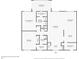 Floorplan showing the primary bedroom, living room, dining room, and kitchen layout at 1 Colony Point Dr # A19, Punta Gorda, FL 33950