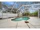 Inviting screened pool with ample deck space at 12071 Claremont Dr, Port Charlotte, FL 33981