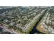 Wide aerial view showing property location near water at 1447 Red Oak Ln, Port Charlotte, FL 33948