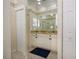 Bathroom with double vanity and walk-in shower at 1447 Red Oak Ln, Port Charlotte, FL 33948