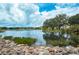 Serene lake view with lush greenery and reflection at 1447 Red Oak Ln, Port Charlotte, FL 33948