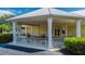 Covered entrance with columns, providing shade and a welcoming feel at 2110 Royal Tern Cir, Punta Gorda, FL 33983