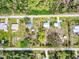 Residential lot, aerial view showing location at 2115 Myrtle Ave, Punta Gorda, FL 33950