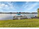 Private boat dock on the lake at 22259 Priscilla Ave, Port Charlotte, FL 33954