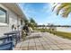 Relaxing patio overlooking a lake at 22259 Priscilla Ave, Port Charlotte, FL 33954