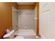 Clean bathroom with a bathtub and shower at 24067 Park Place S Dr # 71, Punta Gorda, FL 33980