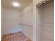 Large walk-in closet with wire shelving providing excellent storage at 24067 Park Place S Dr # 71, Punta Gorda, FL 33980