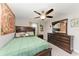 Bedroom with full-size bed and large dresser at 2467 Odessa Ln, Punta Gorda, FL 33983