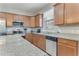 Kitchen with granite countertops and stainless steel dishwasher at 2529 Sherman Oak Dr, North Port, FL 34289