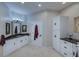 Bright bathroom with a double vanity, walk-in shower, and lots of storage at 25533 Heritage Lake Blvd # 19, Punta Gorda, FL 33983