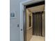 Modern home elevator with sleek design and glass doors at 25533 Heritage Lake Blvd # 19, Punta Gorda, FL 33983