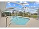 Inviting screened pool with ample deck space at 287 Fortaleza St, Punta Gorda, FL 33983