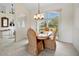 Elegant dining area with a charming table and chairs at 303 San Cristobal Ave, Punta Gorda, FL 33983