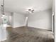 Spacious living room with tile flooring and ceiling fan at 3733 Basket St, North Port, FL 34288