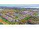 Aerial view of neighborhood near the water at 3861 Cobblestone Ln, Port Charlotte, FL 33980