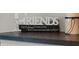 Inspirational decor piece with a calming message at 3861 Cobblestone Ln, Port Charlotte, FL 33980