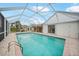 Inviting screened pool with a spacious deck at 500 Belvedere Ct, Punta Gorda, FL 33950