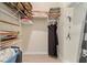 Large walk-in closet with shelving and hanging rods at 5430 Almar Dr, Punta Gorda, FL 33950