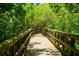 Wooden boardwalk path through lush greenery at 6208 Keating Ave, North Port, FL 34291