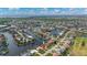 Wider aerial view of the property and surroundings at 674 Monaco Dr, Punta Gorda, FL 33950