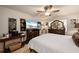 Bedroom with a queen-size bed and wood furniture at 674 Monaco Dr, Punta Gorda, FL 33950