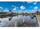 Private dock with serene canal views at 674 Monaco Dr, Punta Gorda, FL 33950