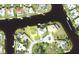 Aerial view of waterfront property with pool and surrounding homes at 721 Brenda Ct, Punta Gorda, FL 33950