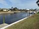 Calm canal with multiple waterfront homes at 721 Brenda Ct, Punta Gorda, FL 33950