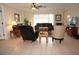 Bright living room featuring tile floors and comfy seating at 721 Brenda Ct, Punta Gorda, FL 33950