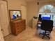 Home office with built-in desk and ample storage at 25332 Vantage Ln, Punta Gorda, FL 33983