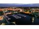 Night aerial view of marina near city lights at 14033 Black Beauty Dr # 511, Punta Gorda, FL 33955