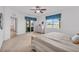 Main bedroom with king bed and access to private balcony at 14033 Black Beauty Dr # 511, Punta Gorda, FL 33955