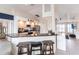 Eat-in kitchen with a breakfast bar and modern finishes at 164 Baldwin Se Ct, Port Charlotte, FL 33952