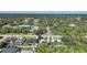 Aerial view of neighborhood, showcasing property location at 18395 Edgewater Dr, Port Charlotte, FL 33948