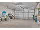 Spacious garage with room for storage and recreational items at 1848 Bobcat Trl, North Port, FL 34288