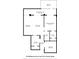 Floor plan showing a spacious layout with two bedrooms at 25188 Marion Ave # E103, Punta Gorda, FL 33950