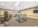 Well-equipped fitness center with treadmills, weight machines, and mirrored walls for a complete workout experience at 255 W End Dr # 4210, Punta Gorda, FL 33950