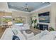 Bright living room, open floor plan, pool view at 269 Mariner Ln, Rotonda West, FL 33947